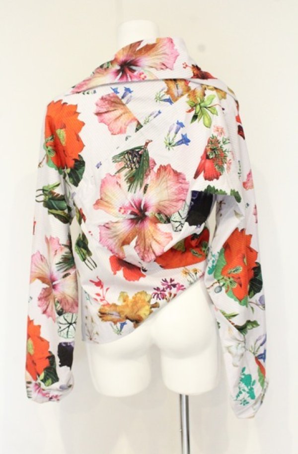 画像5: ヴィヴィアンウエストウッド 中古 / LS Natalia Floral Shirt（ナタリアフラワーシャツ） 40 ホワイト×マルチ  O-26-09-06-019-bl-IG-OS (5)