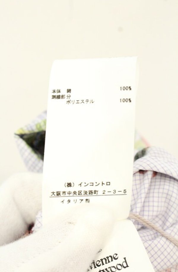 画像7: ヴィヴィアンウエストウッド 中古 / LS Natalia Floral Shirt（ナタリアフラワーシャツ） 40 ホワイト×マルチ  O-26-09-06-019-bl-IG-OS (7)
