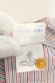 画像6: ヴィヴィアンウエストウッド 中古 / スモック刺繍シャツワンピース I ホワイト×ブルー×レッド  O-26-09-06-021-op-IG-OS (6)