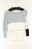画像4: ヴィヴィアンウエストウッド 中古 / カラーオーブ刺繍ブロッキングニットソー L マルチ  O-26-09-06-028-to-YM-OS (4)