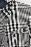 画像2: ヴィヴィアンウエストウッド 中古 / Lelio Plaid ダブルジャケット（レリオプライド） 40 ブラックｘホワイト  O-26-09-06-001-jc-YM-OS (2)