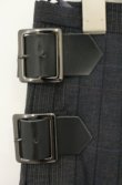 画像3: ヴィヴィアンウエストウッド 中古 / バックプリーツベルテッドラップスカート 2 グレー  O-26-09-06-044-sk-YM-OS (3)