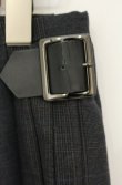 画像4: ヴィヴィアンウエストウッド 中古 / バックプリーツベルテッドラップスカート 2 グレー  O-26-09-06-044-sk-YM-OS (4)