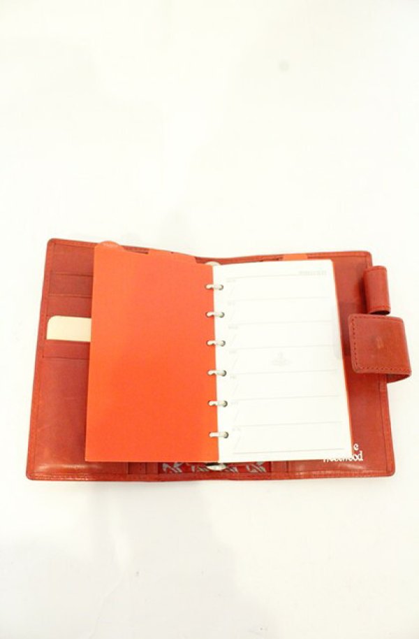 画像4: ヴィヴィアンウエストウッド 中古 / システム手帳  ワイン  O-26-09-06-055-gd-YM-OS (4)