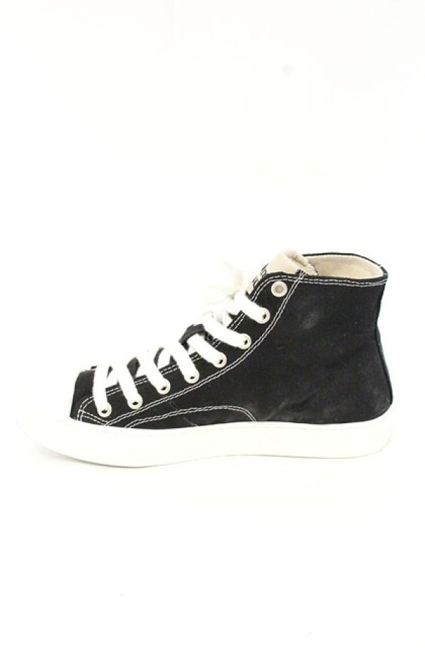 画像7: ヴィヴィアンウエストウッド 中古 / PLIMSOLL HIGH TOPスニーカー（プリムソールハイトップ） 38 ブラック  O-26-09-06-060-sh-IG-OS (7)