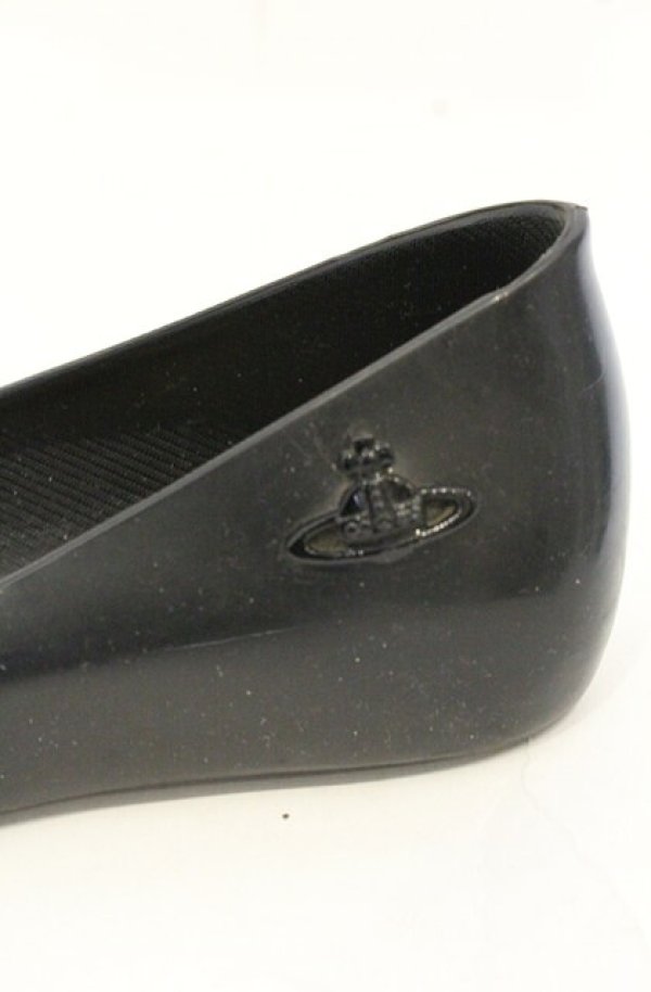 画像5: ヴィヴィアンウエストウッド×Melissa 中古 / Ultragirlシューズ 37（約23.5cm） ブラック  O-26-09-06-061-sh-YM-OS (5)