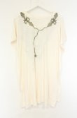 画像5: ヴィヴィアンウエストウッド 中古 / ネックレスプリントカットワンピース 2 アイボリー  O-26-09-06-008-op-YM-OS (5)