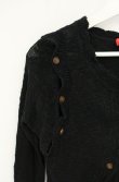 画像2: ヴィヴィアンウエストウッド 中古 / アシンメトリー2WAYカーディガン 2 ブラック  O-26-09-06-010-to-YM-OS (2)