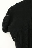 画像2: ヴィヴィアンウエストウッド 中古 / ローゲージ半袖カーディガン 2 ブラック  O-26-09-06-011-to-YM-OS (2)
