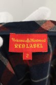 画像4: ヴィヴィアンウエストウッド 中古 / チェック変形ワンピース 2 ネイビーｘマルチ  O-26-09-06-012-op-YM-OS (4)