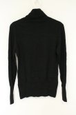 画像3: ヴィヴィアンウエストウッド 中古 / 単色オーブ刺繍タートルネックニット 2 ブラック  O-26-09-06-013-to-YM-OS (3)