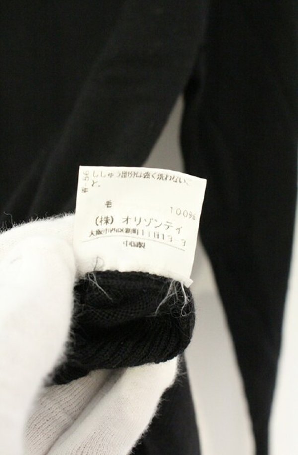 画像5: ヴィヴィアンウエストウッド 中古 / 単色オーブ刺繍タートルネックニット 2 ブラック  O-26-09-06-013-to-YM-OS (5)