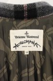 画像7: ANGLOMANIA 中古 / 魔女フード変形タータンコート 38 グレー  O-26-09-13-020-co-YM-OS (7)