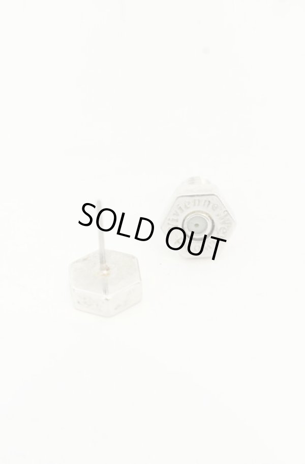 画像4: ヴィヴィアンウエストウッド 中古 / ADELシングルスタッドピアス  シルバー  O-26-09-13-028-er-YM-OS (4)