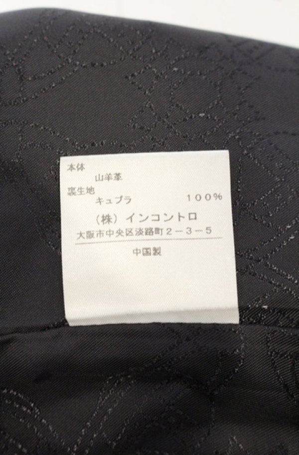 画像7: ヴィヴィアンウエストウッド 中古 / ゴートレザーライダースジャケット 1 ブラック  O-26-09-13-010-jc-YM-OS (7)
