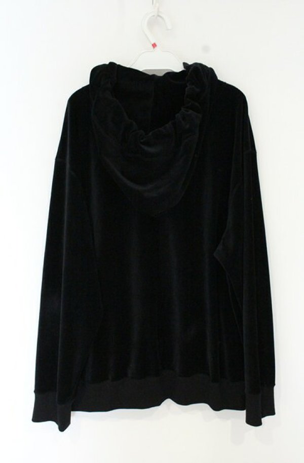 画像3: ヴィヴィアンウエストウッド MAN 中古 / ワンポイントORBベロアジップパーカー 50 ブラック  O-26-09-13-011-to-YM-OS (3)
