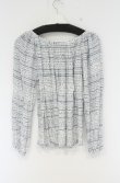 画像3: ヴィヴィアンウエストウッド 中古 / プリーツトップス 40 ホワイトｘネイビー  O-26-09-13-002-to-YM-OS (3)