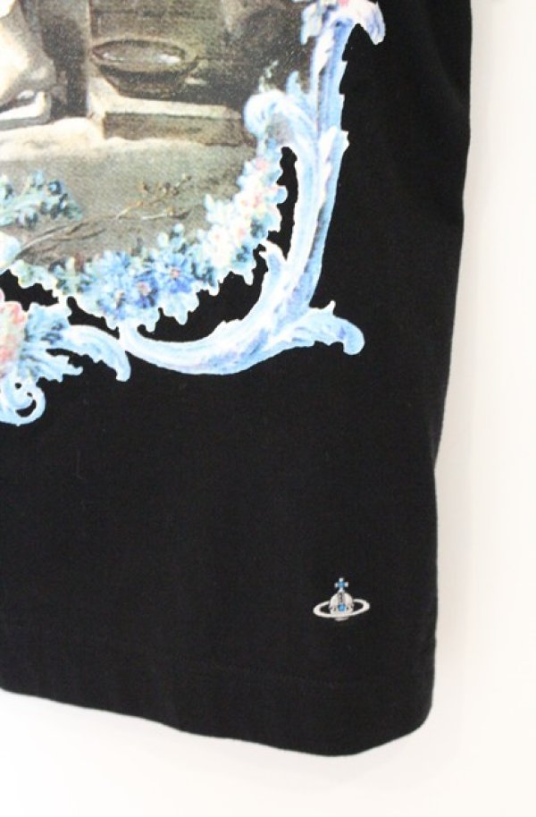 画像2: ヴィヴィアンウエストウッド MAN 中古 / SCULPTURE BOYリラックスTシャツ（スカルプチャーボーイ） 44 ブラック  O-26-09-20-025-ts-YM-OS (2)