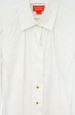 画像2: ヴィヴィアンウエストウッド 中古 / タックデコルテロングシャツ 40 ホワイト  O-26-09-20-034-bl-YM-OS (2)