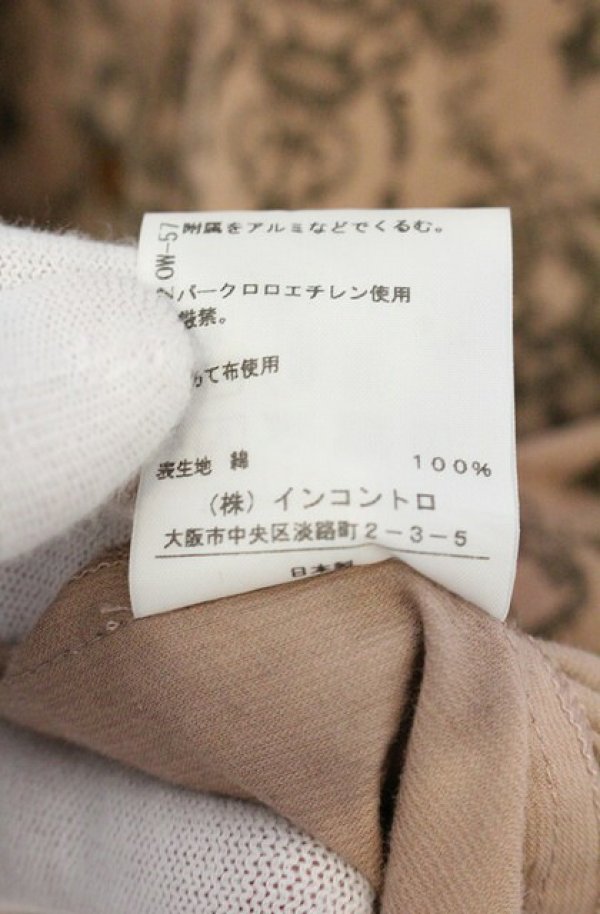 画像6: ヴィヴィアンウエストウッド 中古 / ヴェルサイユ総柄コーデュロイシャツワンピース 2 ベージュ  O-26-09-20-036-op-IG-OS (6)