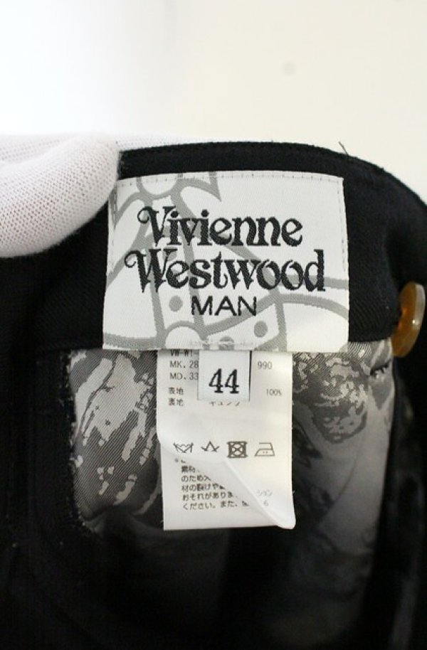 画像4: ヴィヴィアンウエストウッド MAN 中古 / ラップ トラウザーズ 44 ブラック  O-26-09-20-046-pa-YM-OS (4)