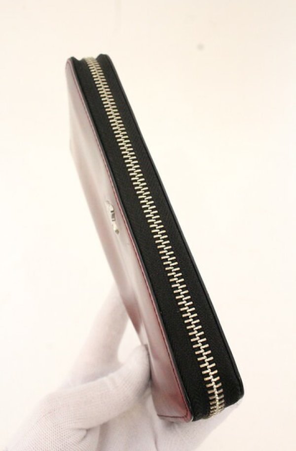 画像4: ヴィヴィアンウエストウッド 中古 / SMART ラウンドジップ財布  ワイン系  O-26-09-20-056-gd-IG-OS (4)