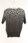 画像3: ヴィヴィアンウエストウッド 中古 / アンゴラ混レオパードニットTシャツ 2 グレー（グラデーション）  O-26-09-20-011-ts-YM-OS (3)