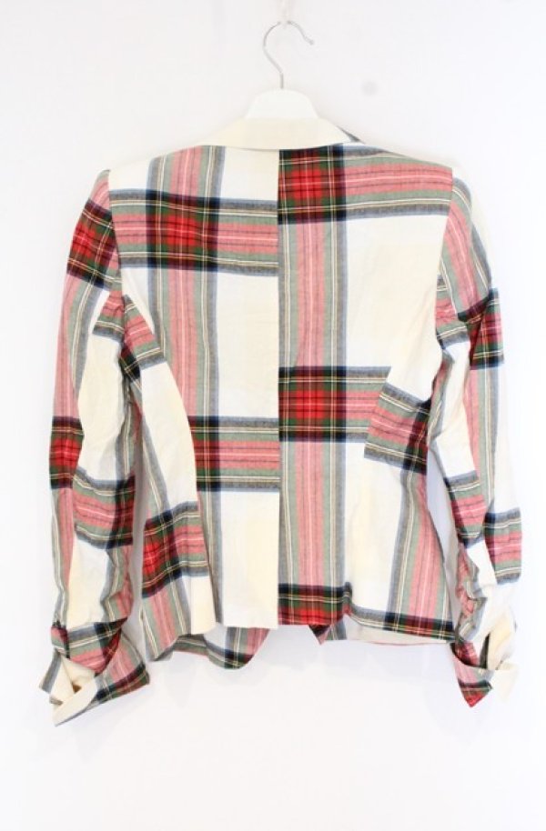画像9: ヴィヴィアンウエストウッド 中古 / ALCOHOLIC TAILORED JACKET セットアップ（アルコホリックジャケット） 双方40 アイボリー  O-26-09-20-001-jc-YM-OS (9)