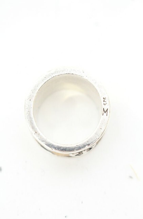 画像4: ヴィヴィアンウエストウッド 中古 / king ring M（約15号） ベージュ×シルバー  O-26-10-04-025-rg-IG-OS (4)