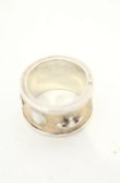 画像5: ヴィヴィアンウエストウッド 中古 / king ring M（約15号） ベージュ×シルバー  O-26-10-04-025-rg-IG-OS (5)