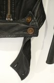画像4: ヴィヴィアンウエストウッド 中古 / 羊皮ライダースジャケット 2 ブラック  O-26-10-04-003-jc-IG-OS (4)