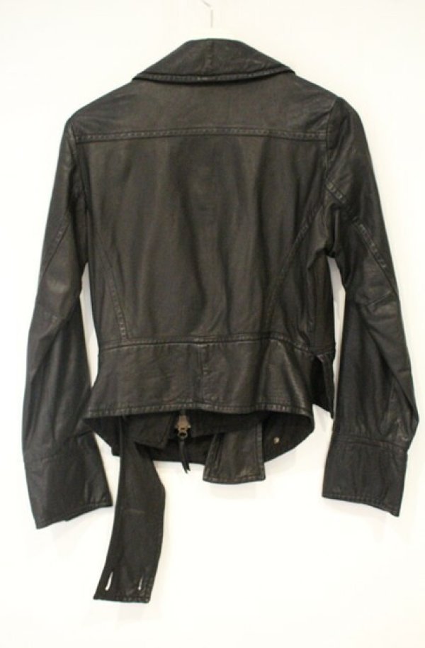 画像5: ヴィヴィアンウエストウッド 中古 / 羊皮ライダースジャケット 2 ブラック  O-26-10-04-003-jc-IG-OS (5)