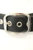 画像2: ヴィヴィアンウエストウッド 中古 / カッティングレザーベルト  ブラックｘシルバー  O-26-10-04-035-gd-YM-OS (2)
