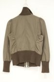 画像5: ヴィヴィアンウエストウッド 中古 / リブスタンドネックミリタリーブルゾンジャケット 2 カーキ  O-26-10-04-001-jc-YM-OS (5)