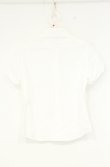 画像4: ヴィヴィアンウエストウッド 中古 / 単色オーブ刺繍丸襟半袖ブラウス 2 ホワイト  O-26-10-04-009-bl-YM-OS (4)