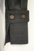 画像4: ヴィヴィアンウエストウッド 中古 / ブロッキングドレープ長袖ワンピース 2 グレー  O-26-10-04-011-op-YM-OS (4)