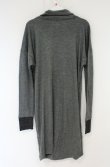 画像3: ヴィヴィアンウエストウッド 中古 / エンブレム刺繍ハイネックワンピース 2 グレー  O-26-10-11-016-op-YM-OS (3)