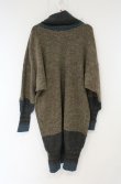 画像3: ヴィヴィアンウエストウッド 中古 / ウールモヘアタートルネックワンピース 2 ブラウンｘブルー  O-26-10-11-019-op-YM-OS (3)
