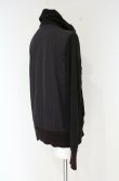 画像3: ヴィヴィアンウエストウッド 中古 / ストライプ切リ替エジップアップトップス 2 ブラックｘパープル  O-26-10-11-026-to-YM-OS (3)