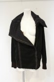 画像5: ヴィヴィアンウエストウッド 中古 / ストライプ切リ替エジップアップトップス 2 ブラックｘパープル  O-26-10-11-026-to-YM-OS (5)