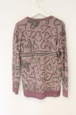 画像3: ヴィヴィアンウエストウッド 中古 / スクリブルハートボーダーニットソー 2 レッド  O-26-10-11-033-to-YM-OS (3)