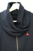 画像2: ヴィヴィアンウエストウッド 中古 / CHOICE スウェットジップジャケット 3 ネイビー  O-26-10-11-062-jc-IG-OS (2)