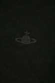 画像2: ヴィヴィアンウエストウッド 中古 / 単色オーブ刺繍スクエアカットソー 2 ブラック×グレー  O-26-10-11-066-to-IG-OS (2)