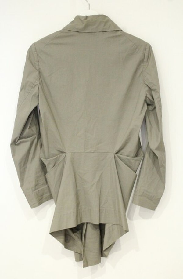 画像4: ANGLOMANIA 中古 / ビッグテーラードカラージャケット 38 背抜キ ベージュ  O-26-10-11-067-jc-IG-OS (4)