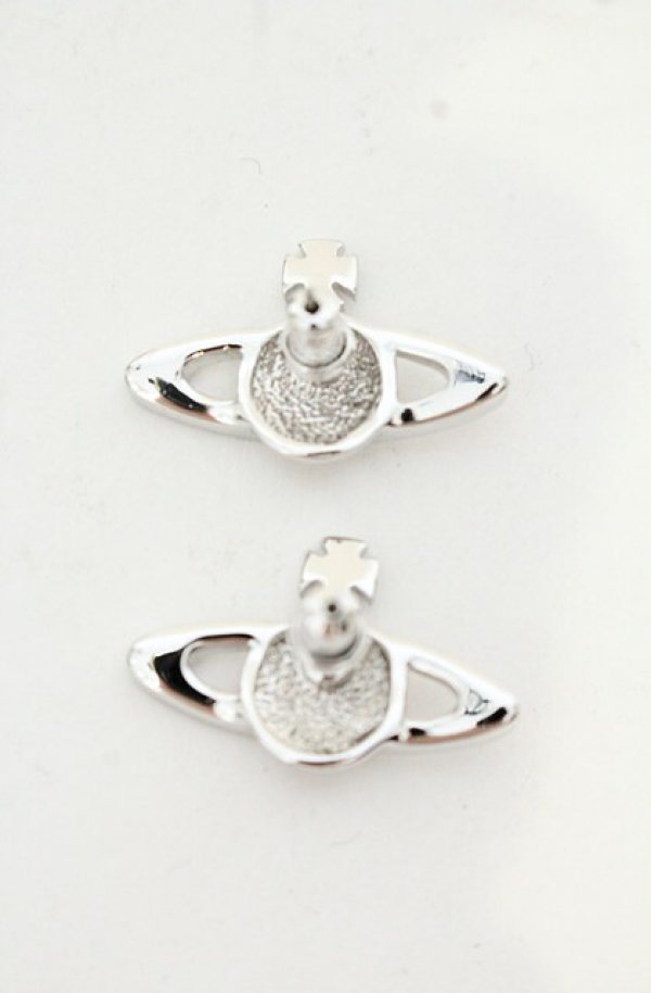 画像4: ヴィヴィアンウエストウッド 中古 / ミニバスレリーフピアス  シルバーｘピンク  O-26-10-11-098-er-YM-OS (4)