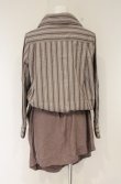 画像3: ヴィヴィアンウエストウッド 中古 / ドッキングストライプシャツワンピース O/S パープル  O-26-10-11-010-op-YM-OS (3)
