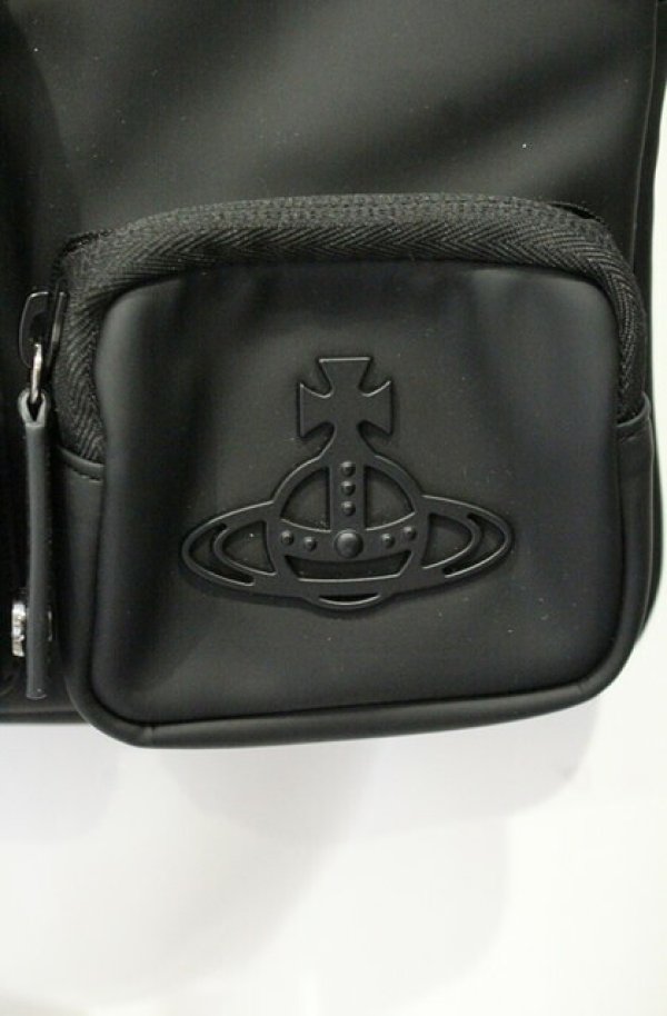 画像3: ヴィヴィアンウエストウッド 中古 / HANSON MULTIPOCKET CROSSBODY BAG（ハンソンマルチポケットクロスボディバッグ）  ブラック  O-26-10-11-108-ba-IG-OS (3)