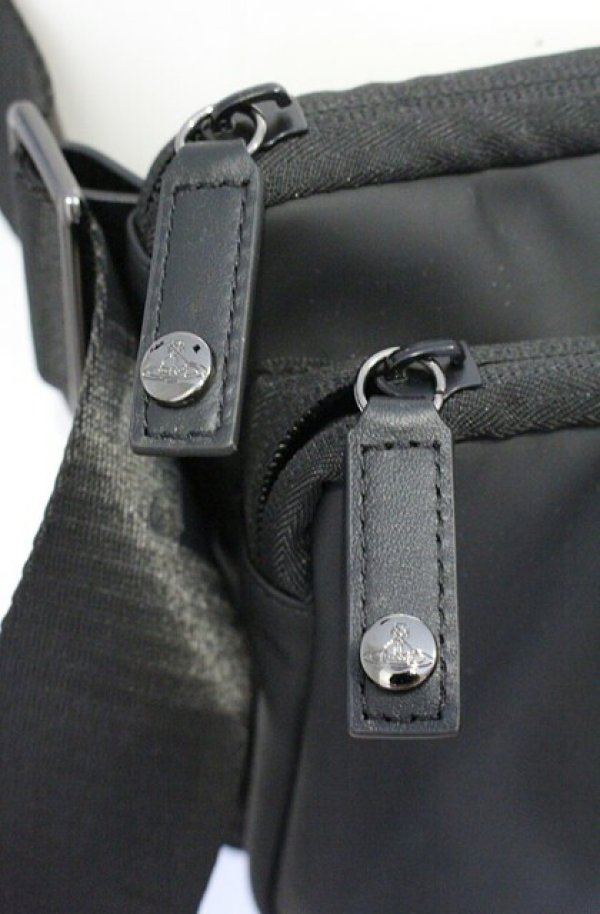 画像6: ヴィヴィアンウエストウッド 中古 / HANSON MULTIPOCKET CROSSBODY BAG（ハンソンマルチポケットクロスボディバッグ）  ブラック  O-26-10-11-108-ba-IG-OS (6)