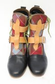画像2: ヴィヴィアンウエストウッド 中古 / SEDITIONARIES BOOT TARTAN 5 ブラック  O-26-10-11-110-sh-IG-OS (2)