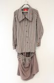 画像7: ヴィヴィアンウエストウッド 中古 / ドッキングストライプシャツワンピース O/S パープル  O-26-10-11-010-op-YM-OS (7)